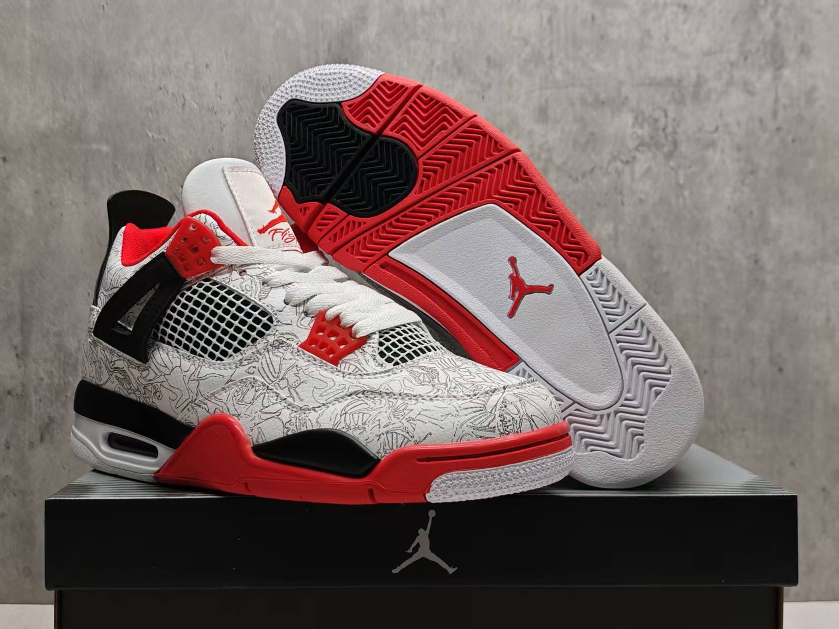 Air Jordan 4 white aurora