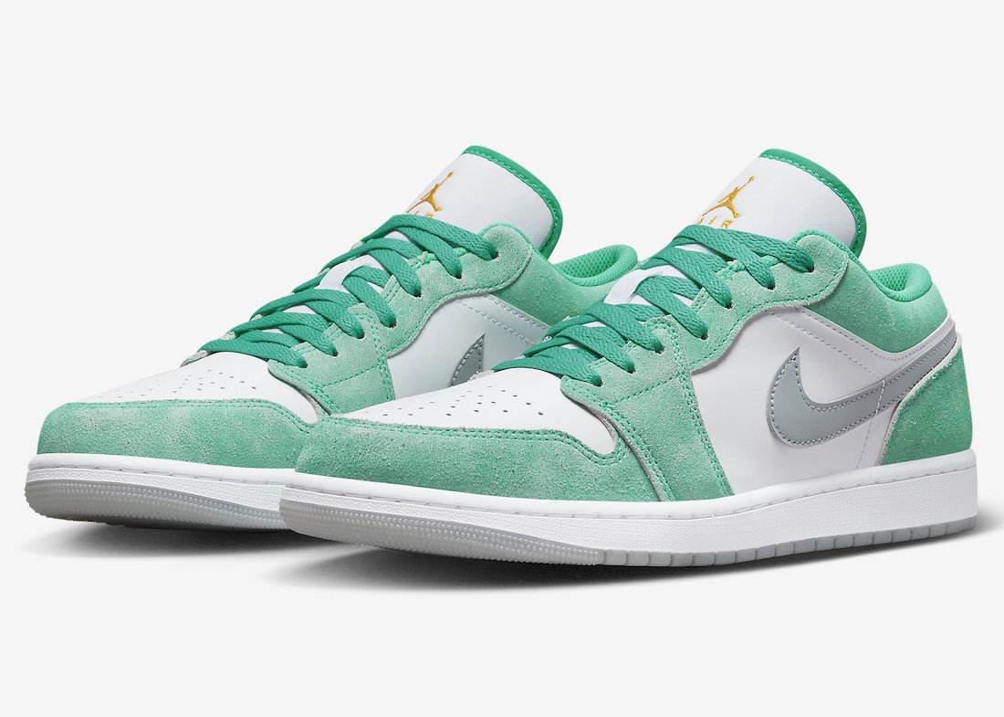 Official Photos of the Air Jordan 1 Low “New Emerald