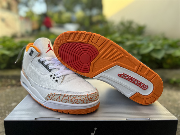 Jordan Air Jordan 3 Retro "White and Orange Peel"