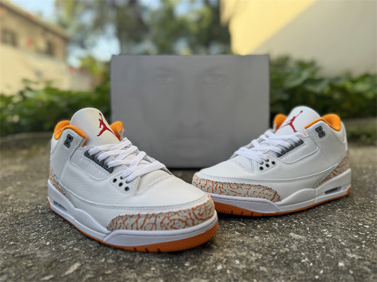Jordan Air Jordan 3 Retro "White and Orange Peel"